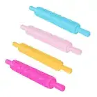 Fondant Rolling Pin Plastic Embossed Roller For Cookies Biscuits Pastry Cake HG