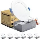 Deruce Lum 6 Pack 4 Inch 5000K Ultrathin Led Recessed Light, Superbright 4"