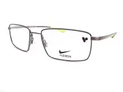 Nike Flexon Glasses Frame Gunmetal with Green Tips 55mm Spectacles 4305 075