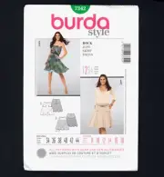 Knee-Length Skirts, Burda Style Sewing Pattern 7342 Sizes 8 to 18