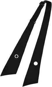 [VERDANVERSE] Adjustable Cross Bowtie for Solid Black Pre Tied Tie for School Uniforms Special Occasions Chic Design for Enhanced Style and Charm