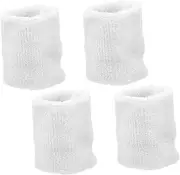 Totority Elastic Wrist Guard 4 Pack for Men Women Sports Wrist Bands for Gym Workout Sweat Absorption Comfort Fit