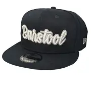 Barstool Sports New Era Script 9FIFTY Navy White Snapback Hat Cap Men's NEW