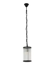 Corbelle 1 Light Pendant in Antique Black