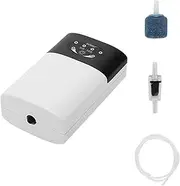 Oxygen Pump Fish Tank Oxygenator Aquarium Oxygen Aerator Pond Aerator Air Pump USB Rechargeable Fishing Aerator with Pipe Air Bubble Stone