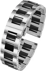 [TQTYFPVQT] Quick-release Stainless Steel Ceramic Watch Strap 12-22mm Unisex Wristband Replacement Watch Strap Watch Accessories Suitable Smart Watches