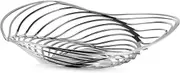 Alessi ACO03 Trinity - Design Fruit Bowl, 18/10 Stainless Steel, Medium, Mirror Polished