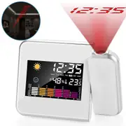Mintian Alarm Clock With Projection, Led Digital Projection Alarm Clock Usb Charging Alarm Clock/clock