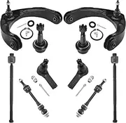 ASTARPRO - 2WD Front End 10pc Suspension Kit for Dodge Ram 1500 2006 2007 2008, 2 Upper Control Arms 2 Lower Ball Joints Inner & Outer 4 Tie Rods 2 Sway Bars Replacement 5 Lugs