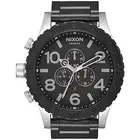 Nixon NIXON watch 51-30 CHRONO steel/black A083-2541 A0832541
