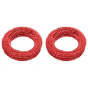 26AWG Gauge Stranded Hook-Up Wire PVC Tinned Copper Wire 30m/100ft Red