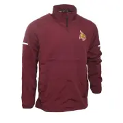 Texas State Bobcats NCAA Adidas Men's Climalite Maroon Game Built Woven Jacket