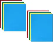 COHEALI 10 Sheets Cross Stitch Transfer Paper Colored Water Fake Carbon Paper Embroidery Dissolvable Colors Assorted Drawing Craft Pads Transfer Tracing White Fabric Daily Use Tracing