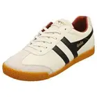 Gola Harrier Mens Classic Sneakers in Off White Black - 8 US