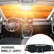 Fits 2019-2024 Toyota Rav4 SUV Anti-slip Black Car Dashboard Cover Dash Pad Mat