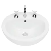 Stylus Semi Recessed Venecia Vanity Basin - 3 Tap Holes