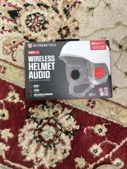 Outdoor Tech Chips 3.0 Wireless Helmet Audio Headset Easy One Touch Red OT0054