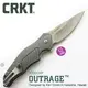 【CRKT】 ONION OUTRAGE折刀 戶外 登山 露營 求生 K320GXP