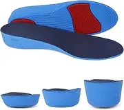 [ERGOfoot] Height Increase Insole Heel Lift Taller Inserts Instant Adjustable Raise the Height With Comfortable Breathable and Reduces Foot Pressure for Women and Men (L, 3.6 cm)