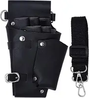 MERRYHAPY 1 PC Black Scissors Waist Bag Lightweight Hairdressing Tool Pouch with Belt Stylish Barber Scissor Holder for Hairdressers