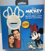 Disney Mickey Mouse And Friends Selfie Ring LED Light For Cellphone Phone MINNIE
