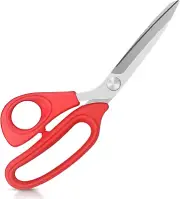 Left Handed Fabric Scissors for Cutting Fabric, Clothing, Textiles, Leather, 22C