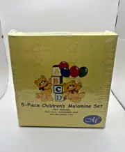 Creative Memories 5 Piece Children's Melamine Set Sealed in Box