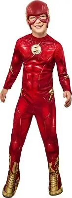 Flash Movie DC Superhero Justice League Fancy Dress Up Halloween Child Costume