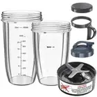 Nutribullet Blender Cups & Blade Replacement Set, 32oz & 24oz Nutribullet cup...