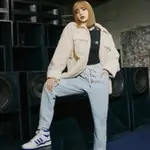 【R-MAN】ADIDAS SHERPA JACKET 女款 米白 絨毛 羊羔毛 LISA 三葉草 外套 HC6602