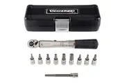 Venzo Bicycle Bike 1/4 Inch Driver - Torque Wrench Allen Key Tools Socket Set Kit 2-24Nm - Small Adjustable