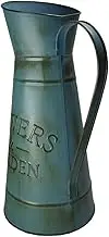 1pc Retro Decorative Kettle Blue Vintage Vase for Arrangement Home Office Dec