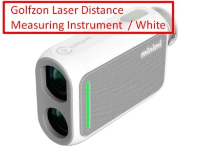 Golfzon Laser Distance Measuring Instrument Caddy Talk Minimi White Golf