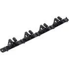 Stainless Steel Broom Organizer Black Garage Storage Home Kitchen Garden