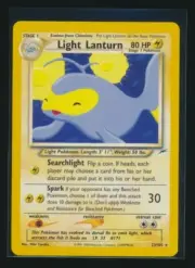 2000 Pokemon NEO DESTINY (WOTC) -*Non-HOLO RARE* -#23 LIGHT LANTURN
