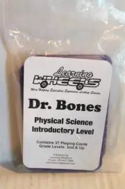 Dr Bones "Physical Science Introductory Level" Educational Card Game Grades 2nd+
