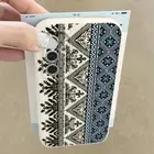 For Samsung S25 Edge S24 Ultra S23 FE S22 A56 Classic Patterned Phone Case Cover