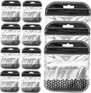[Healeved] 100Pcs Small Resealable Jewelry Bags Storage Bags for Earrings Rings Crafts Photos Lightweight Easy to Seal Protects Against Scratches