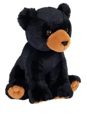 Wild Republic Black Bear Earthkins Plush Soft Toy