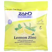 Zand, Immunity, Lemon Zinc, Natural, 45 Lozenges