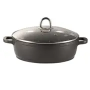 Baccarat Granite Non Stick Saute Pan with Lid 32cm - Robins Kitchen