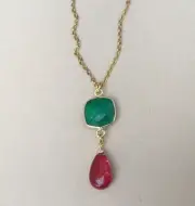 GOLD PLATED HANDMADE SUNDANCE CHARM NECKLACE ARTISAN HANDCRAFTED JEWELRY