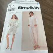 Simplicity Maren dress size 12 14 16 pattern number 7333 uncut