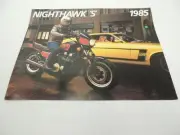 1985 Nighthawk 'S' Honda Dealer Brochure L37