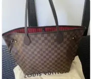 Brand New Louis Vuitton Neverfull MM Damier Ebene Tote ONLY! (No Pouch)