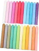 HONMEET Jumbo Chalk Set for Boys and Girls 48pcs Sidewalk Chalk Bright Colors for Outdoor Art