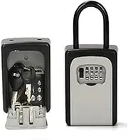 Safty Key Lock Box Combination Portable Aluminium Alloy Key Safe Box Security Key Holder Secure Box