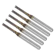 12x2mm Tungsten Carbide CNC End Mill CNC Router Bits Right Hand 5pcs