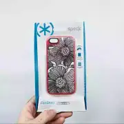 NWT Speck FabShell Floral Black Red Phone Case IPhone 5/5s