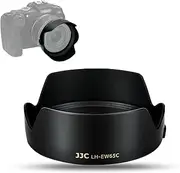 JJC EW-65C Reversible Petal Bayonet Lens Hood Lens Shade for Canon RF 16mm F2.8 STM Lens on Canon EOS R RP R3 R5 R6 Camera